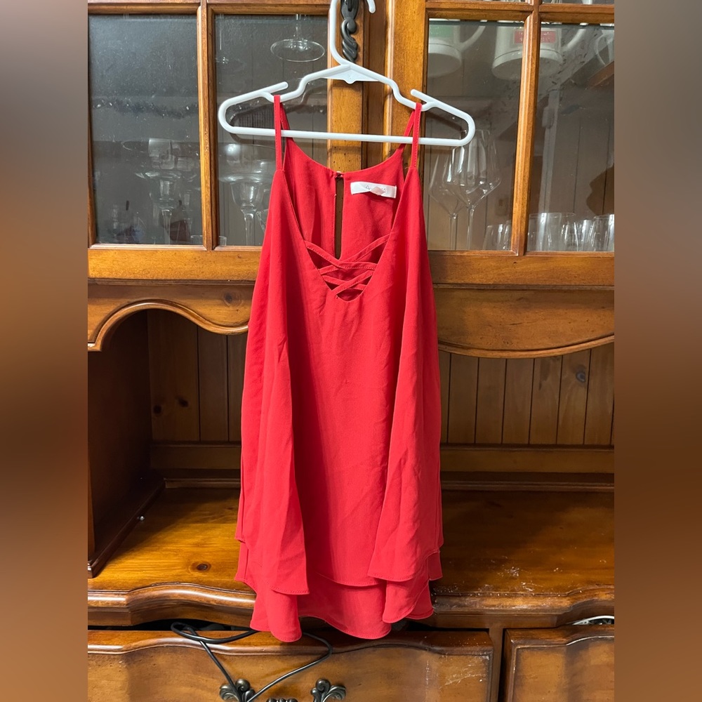 good as new, very vibrant red.